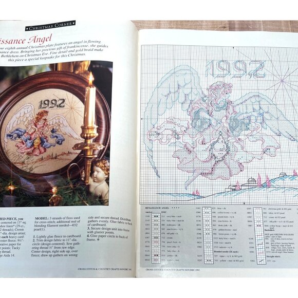 Better Homes & Gardens Cross Stitch & Country Crafts Magazine Dec 1992 - Picture 4 of 4